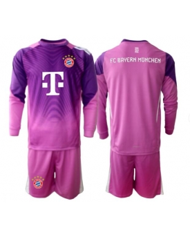 Billige Fotballdrakt Bayern Munich Keeper Replika Tredjedraktsett Barn 2025-26 Langermet (med bukser)